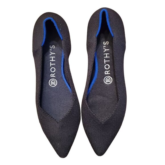 Rothys Black Pointed-Toe Flats - Picture 2 of 7